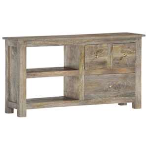 TV stolek 100 x 30 x 55 cm masivní mangovníkové dřevo - obrázek 8