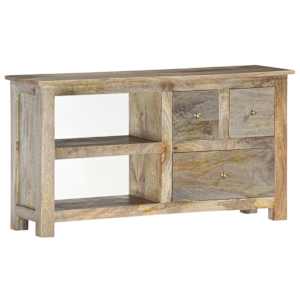 TV stolek 100 x 30 x 55 cm masivní mangovníkové dřevo - obrázek 9