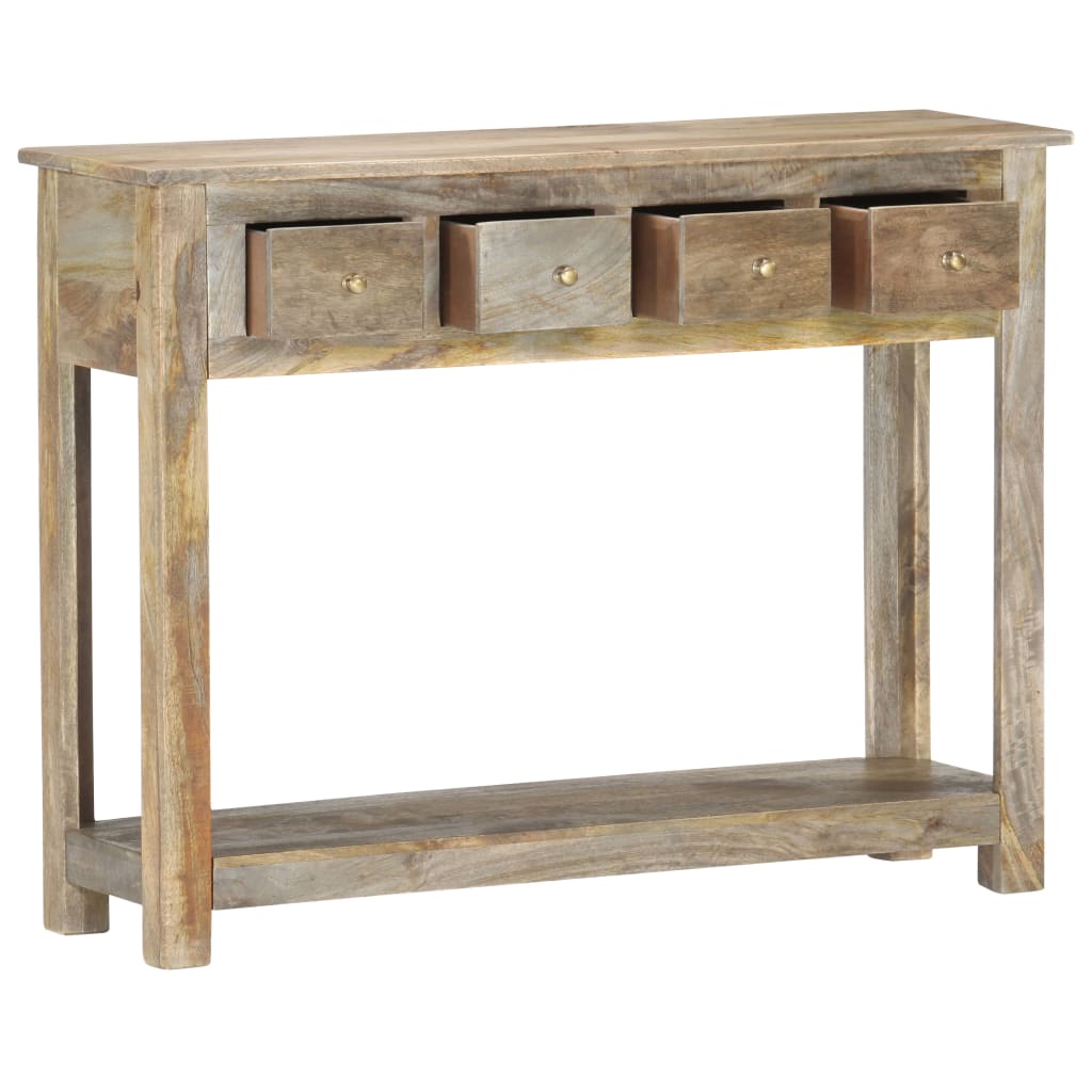 

vidaXL Wandtafel 100x30x76 cm massief mangohout