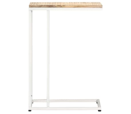 vidaXL &Scaron;oninis staliukas, 35x45x65cm, mango medienos masyvas