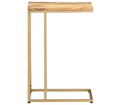 vidaXL Odkladací stolík 35x45x65 cm masívne mangovníkové drevo