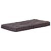 vidaXL euroaluse istumispadi, puuvill 120 x 80 x 10 cm, antratsiithall