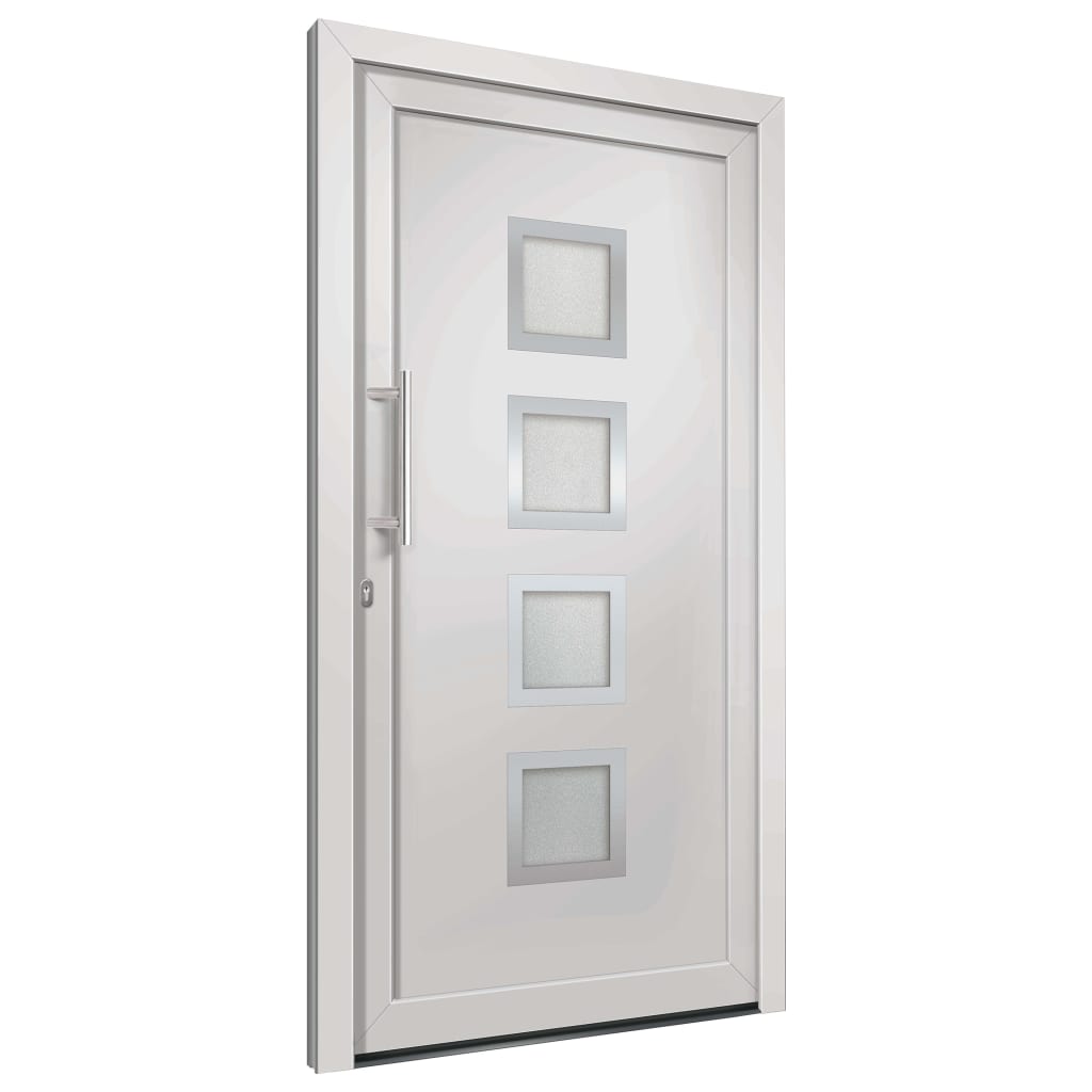 vidaXL Voordeur 108x208 cm wit afbeelding