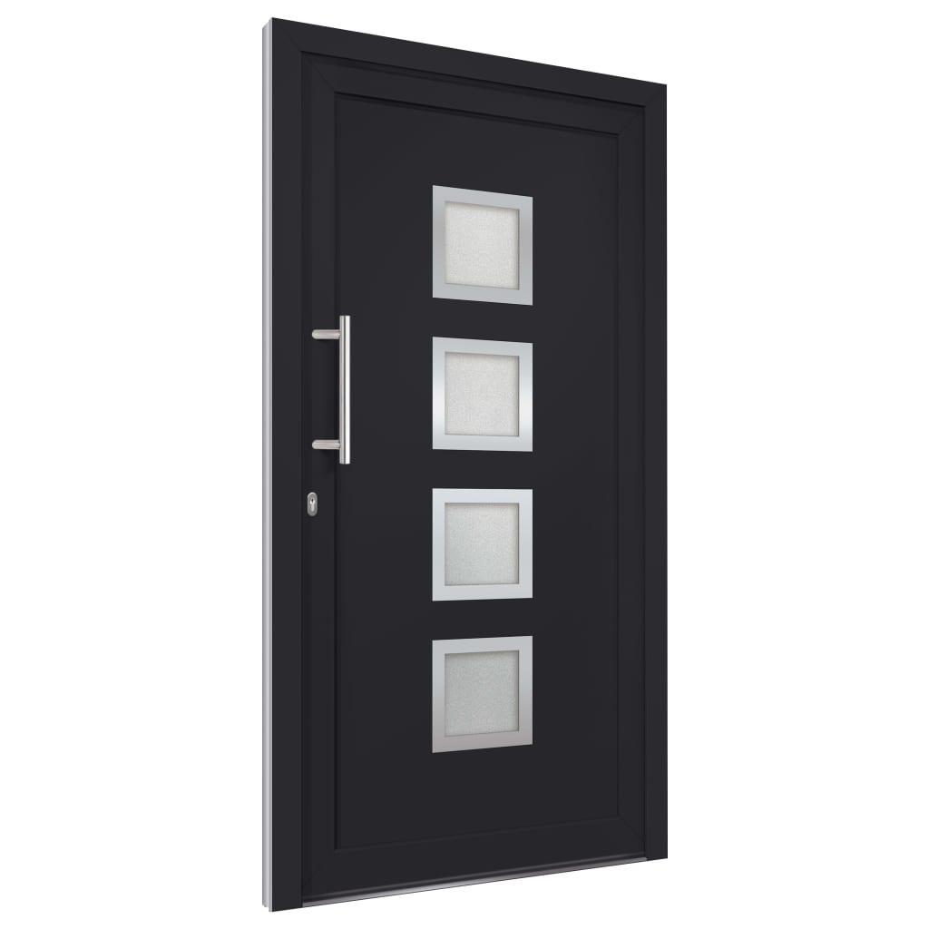 vidaXL Voordeur 98x190 cm antraciet afbeelding