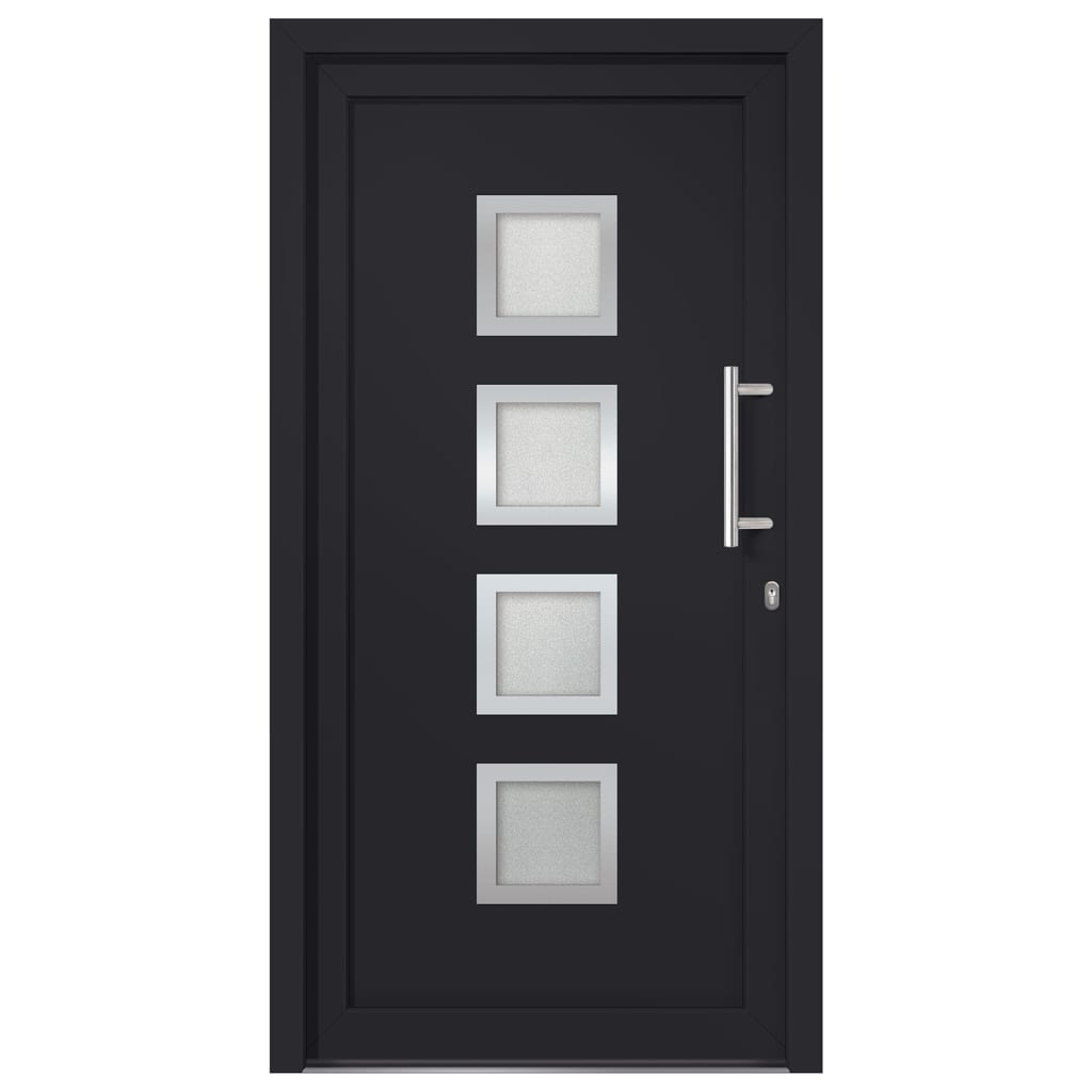 vidaXL Voordeur 98x190 cm antraciet afbeelding