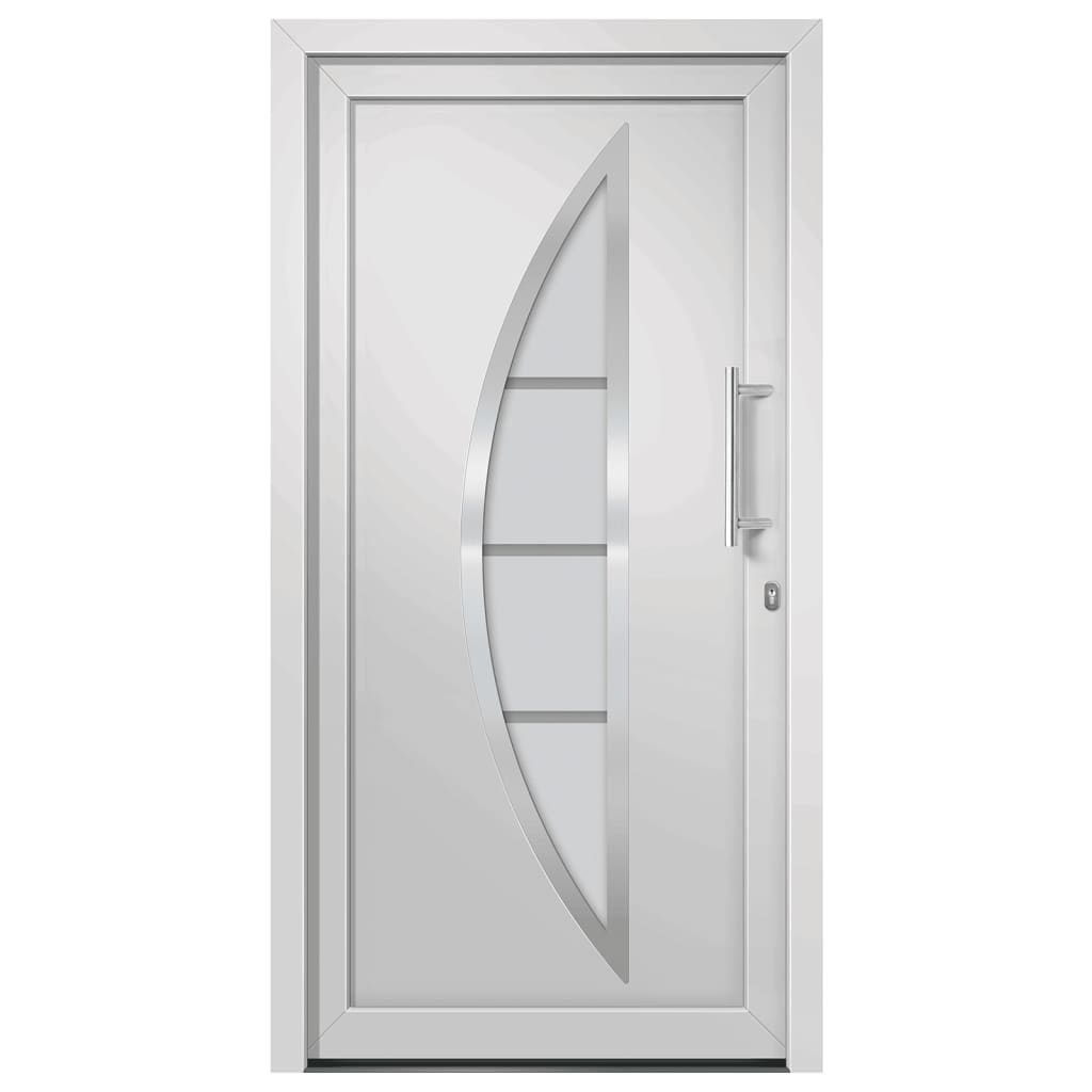 vidaXL Voordeur 98x190 cm wit afbeelding