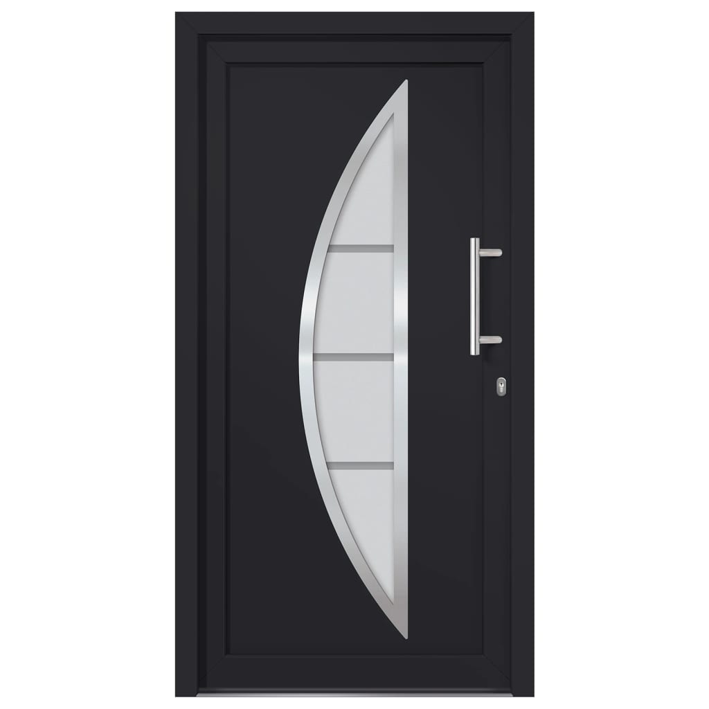 vidaXL Voordeur 98x208 cm antraciet afbeelding