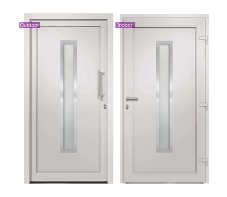 vidaXL Front Door White 88x200 cm