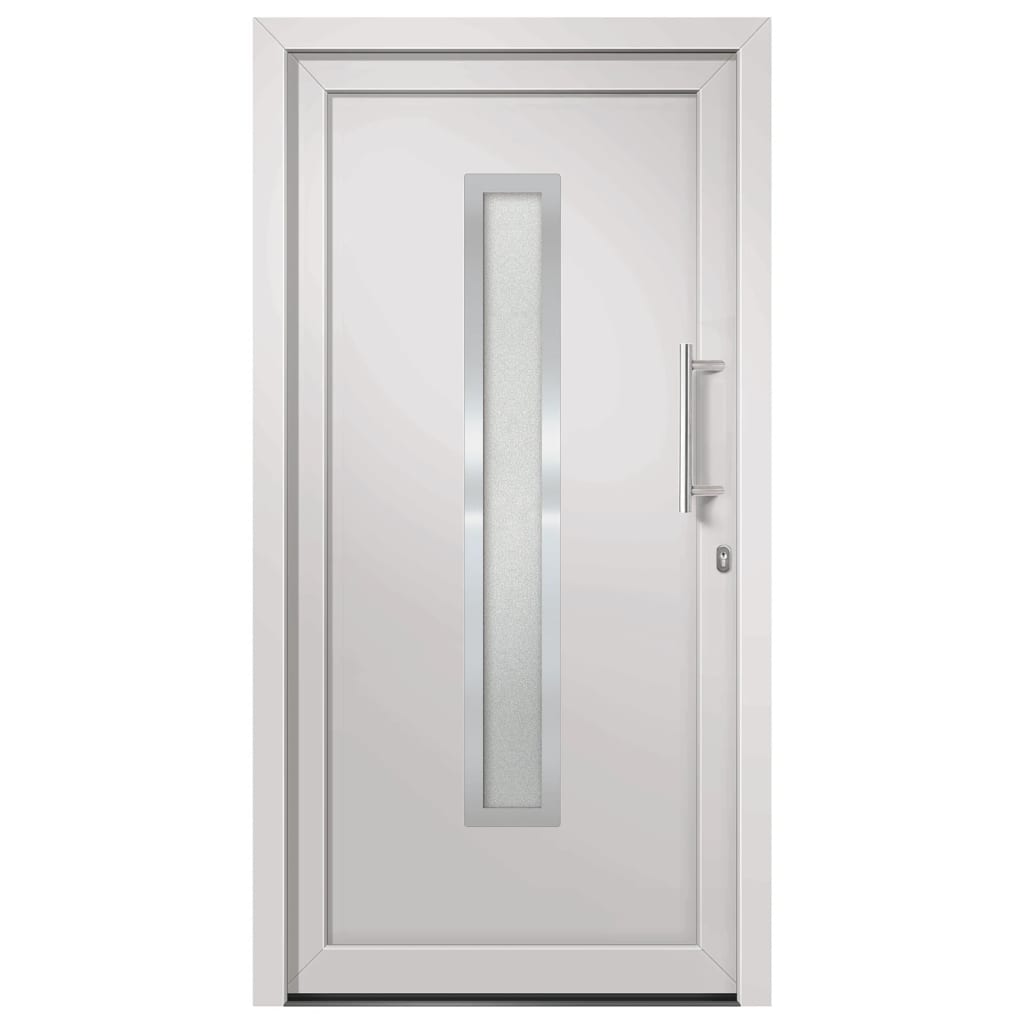 vidaXL Voordeur 98x190 cm wit afbeelding