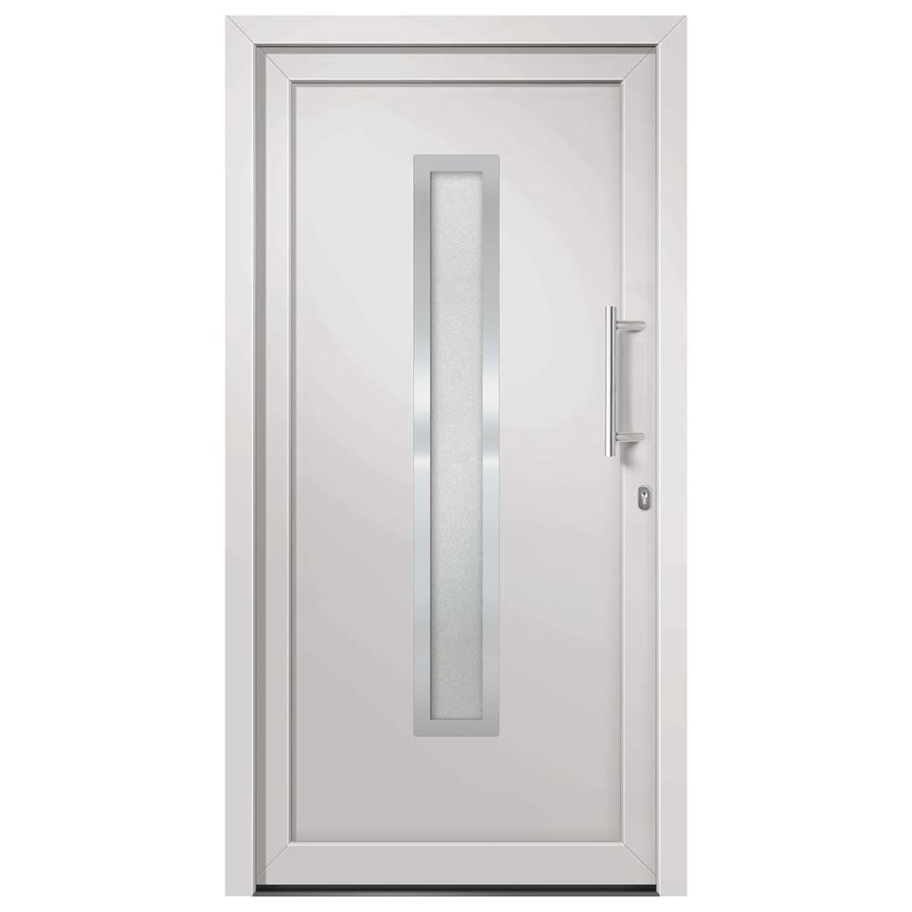 vidaXL Voordeur 98x200 cm wit afbeelding