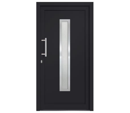 vidaXL Porta di Ingresso Antracite 98x190 cm