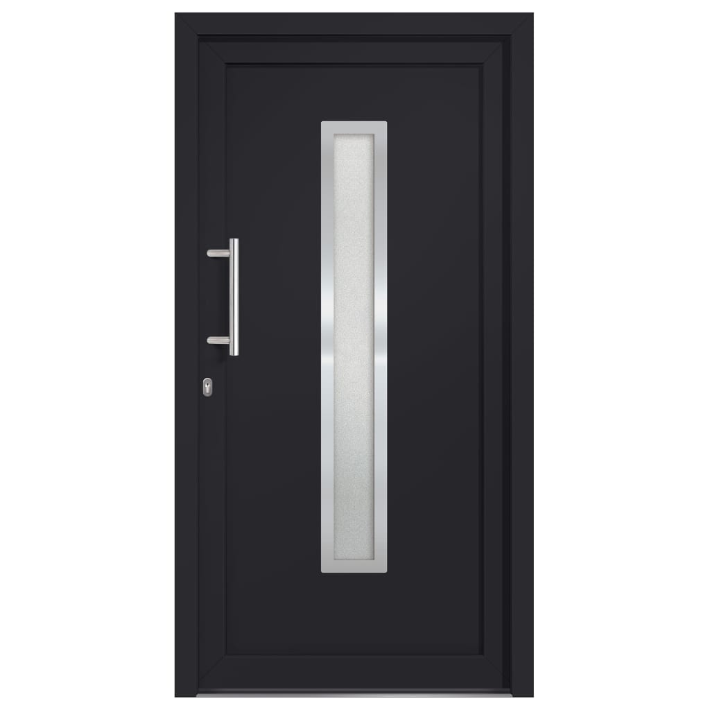 vidaXL Voordeur 98x200 cm antraciet afbeelding