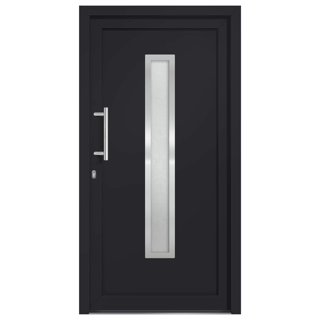 vidaXL Voordeur 98x208 cm antraciet afbeelding