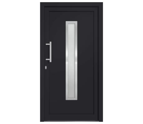 vidaXL Ytterd&ouml;rr antracit 98x208 cm