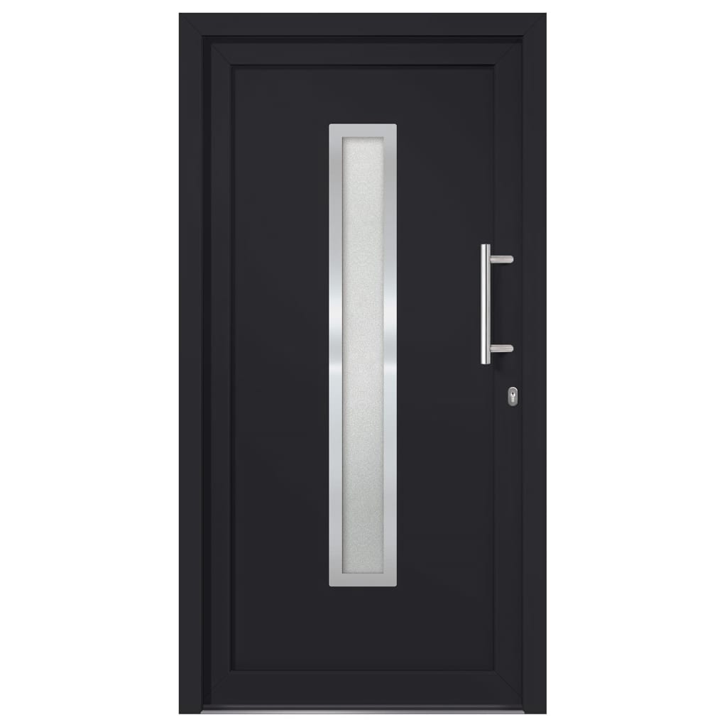 vidaXL Voordeur 98x200 cm antraciet afbeelding