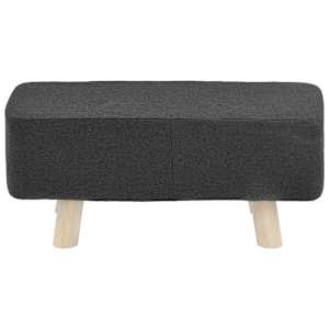 vidaXL Pakoja, tamsiai pilkos spalvos, 60x28x26cm, audinys