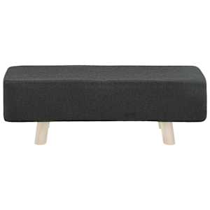 vidaXL Pakoja, tamsiai pilkos spalvos, 80x28x26cm, audinys