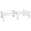vidaXL Pesumasina pedestalid Valge Teras
