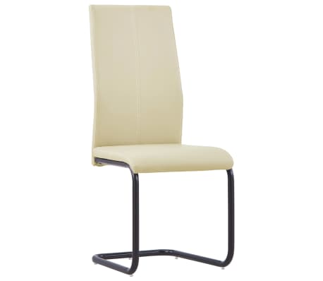 vidaXL Konzolne blagovaonske stolice od umjetne kože 6 kom cappuccino