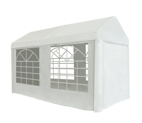 vidaXL Tenda para festas PE 2x4 m branco