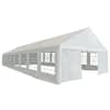 vidaXL Pidutelgid Valge 1600 x 600 x 370 cm Pol&uuml;et&uuml;leen ja metall