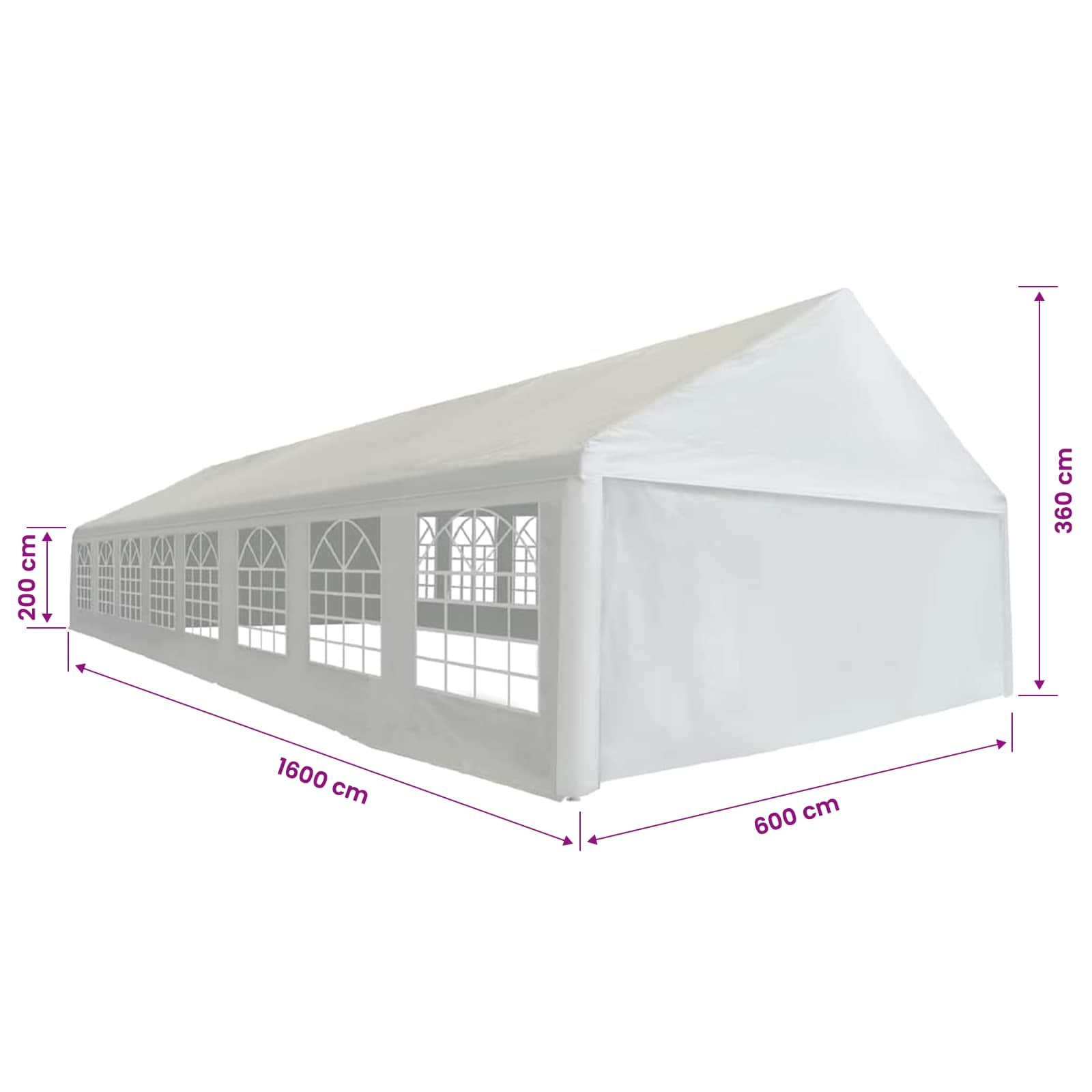 Party Tent size guide