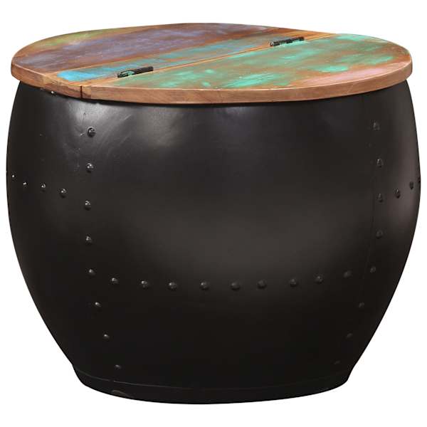 vidaXL kohvilaud 53 x 43 cm, tugevast taastatud puidust