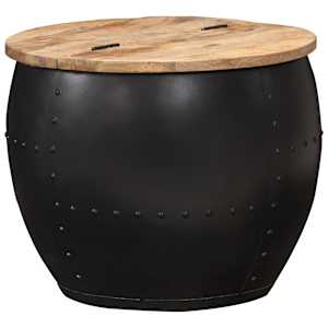 vidaXL kohvilaud 53 x 43 cm, tugevast mangopuidust