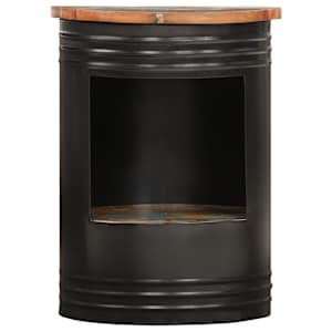 vidaXL t&ouml;m&ouml;r &uacute;jrahasznos&iacute;tott fa doh&aacute;nyz&oacute;asztal 43 x 55 cm