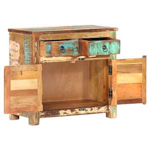 Příborník 70 x 35 x 65 cm masivní recyklované dřevo - obrázek 2