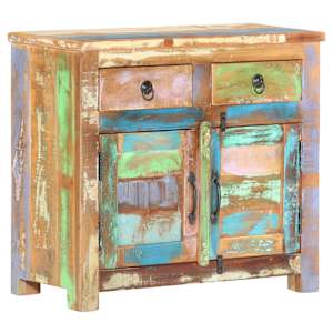 Příborník 70 x 35 x 65 cm masivní recyklované dřevo - obrázek 8