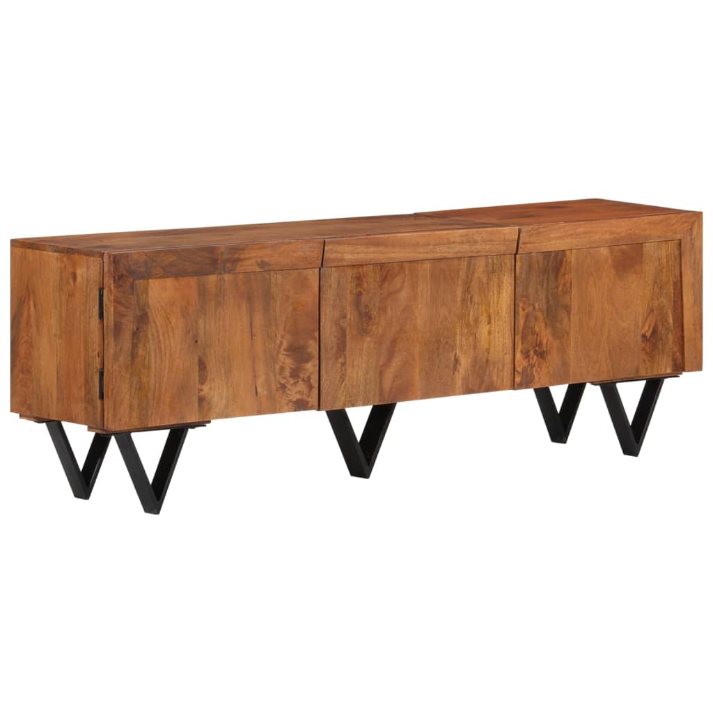 TV stolek 140 x 30 x 46 cm masivní mangovníkové dřevo