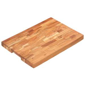 Prkénko na krájení potravin 50 x 35 x 4 cm masivní akácie - obrázek 9