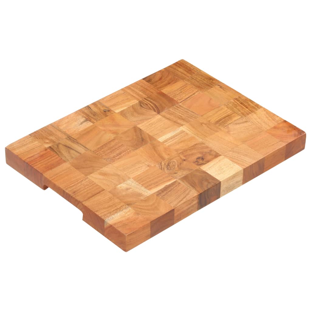 vidaXL Placă de tocat, 40 x 30 x 3,8 cm, lemn masiv de acacia poza 2021 vidaXL