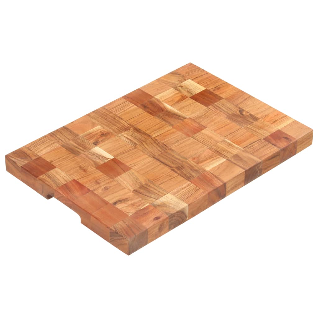 vidaXL Placă de tocat, 50 x 34 x 3,8 cm, lemn masiv de acacia vidaXL