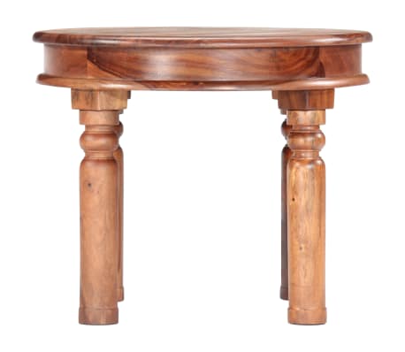 vidaXL Kavos staliukas, 55x46cm, rausvosios dalbergijos masyvas