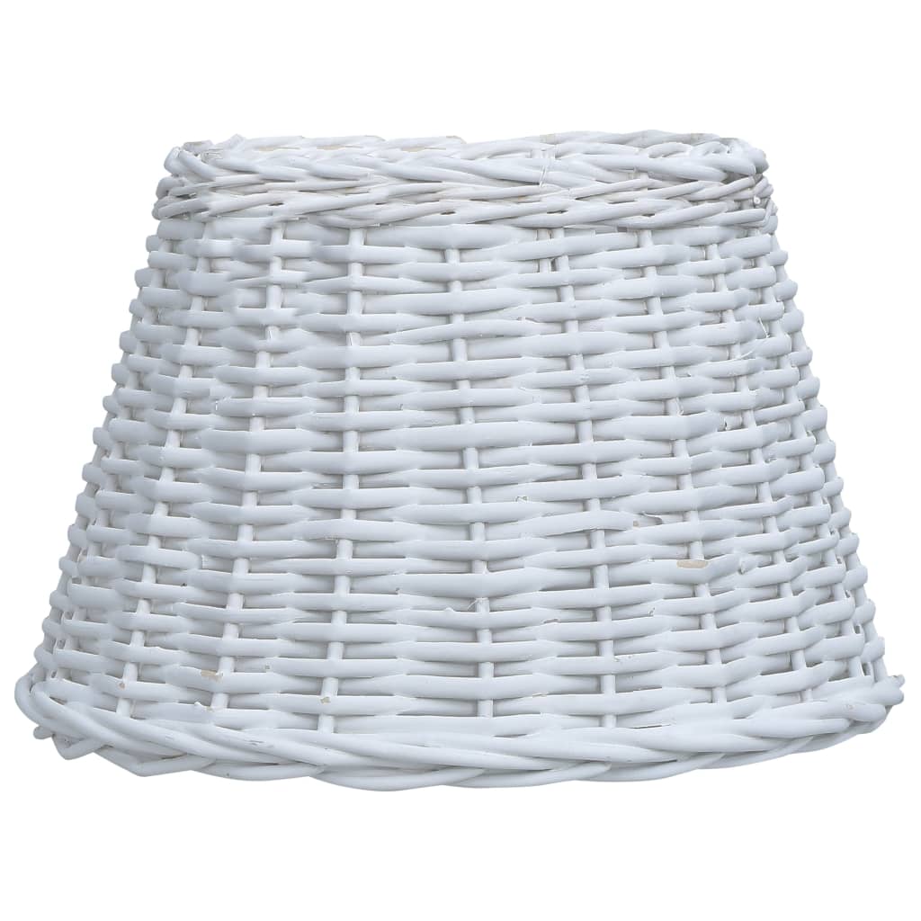 vidaXL Abajur lampă, alb, 38 x 23 cm, răchită vidaXL
