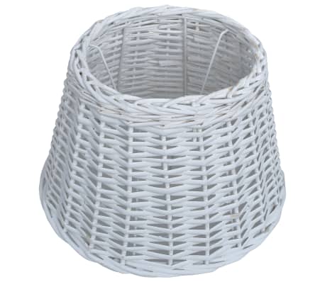 vidaXL Lampenkap 38x23 cm wicker wit