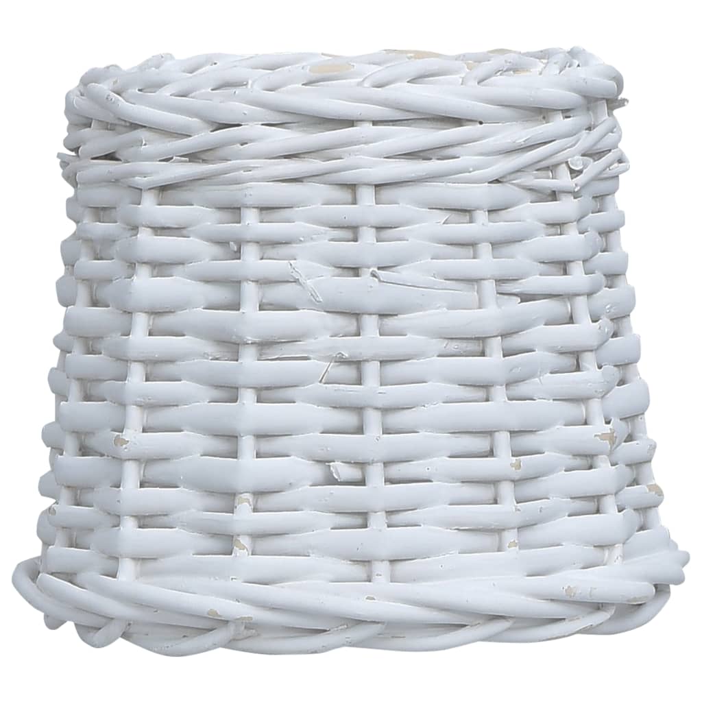vidaXL Lamp Shade Wicker 25x17 cm White