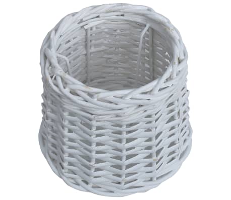 vidaXL Lampenkap 25x17 cm wicker wit