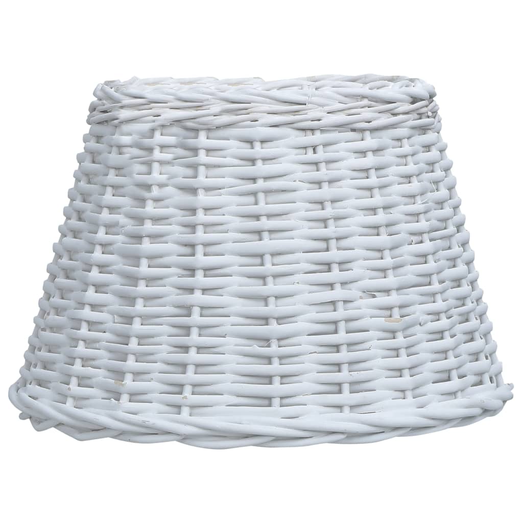 vidaXL Abajur de lampă, alb, 45 x 28 cm, răchită vidaXL