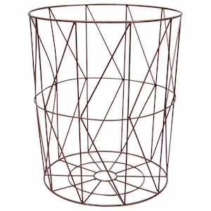 vidaXL Table basse Cuivre Ø 47 cm