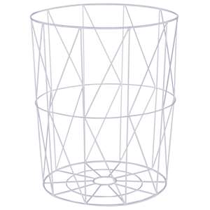 Konferenční stolek bílý Ø 47 cm - obrázek 2