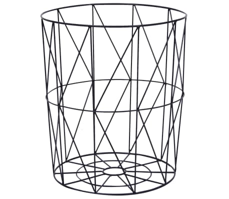 vidaXL Coffee Table Black ? 47 cm