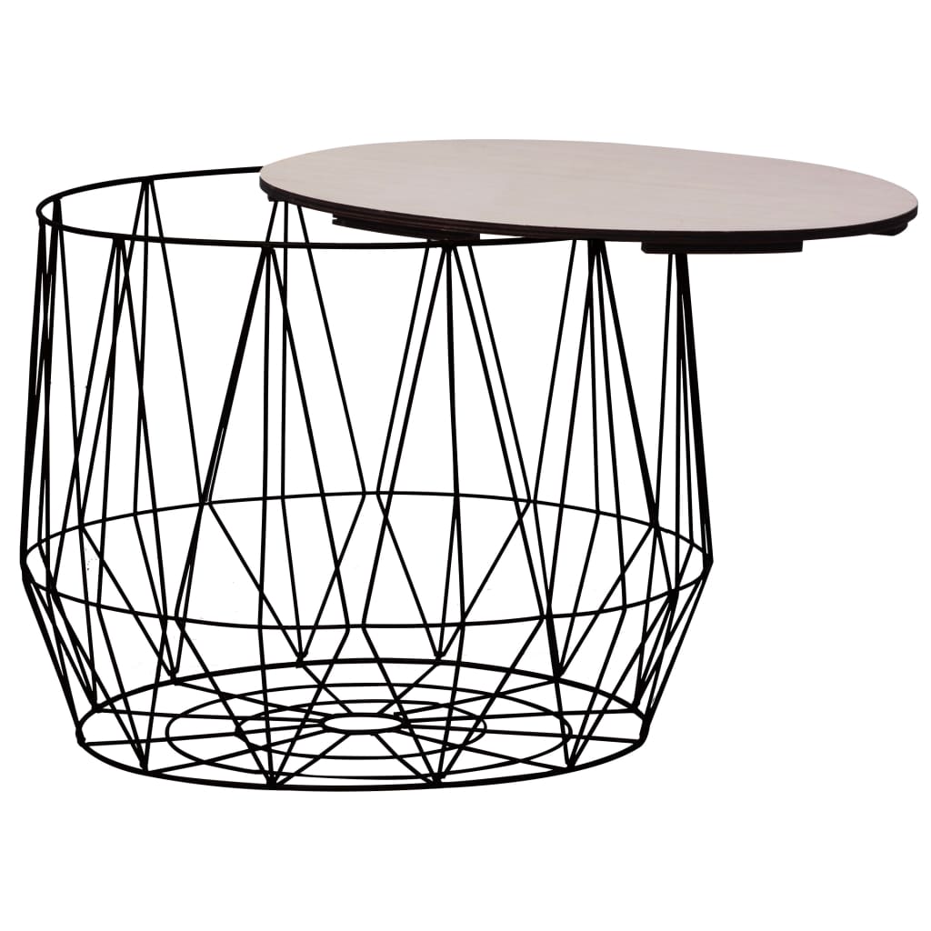 Coffee Table 2 Pcs Black VidaXL 15 width=274