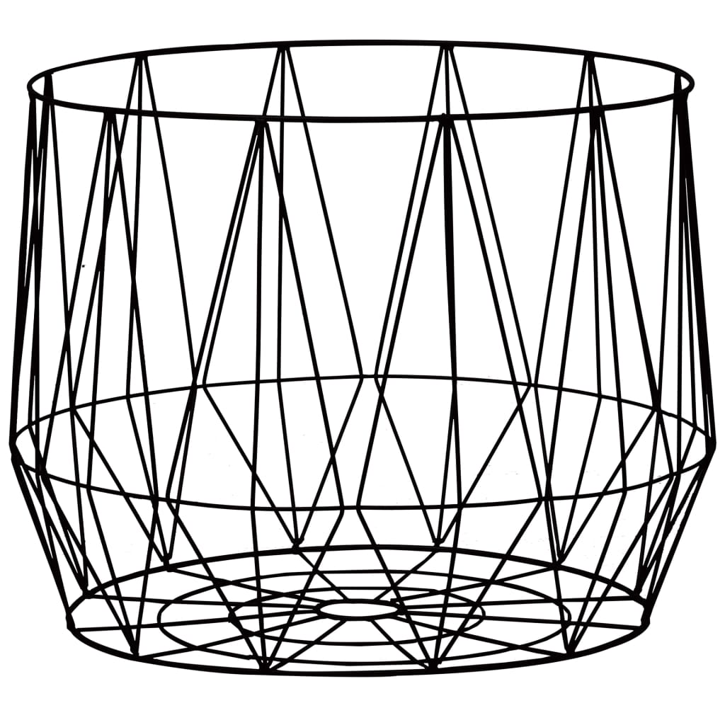 Coffee Table 2 Pcs Black VidaXL 16 width=274