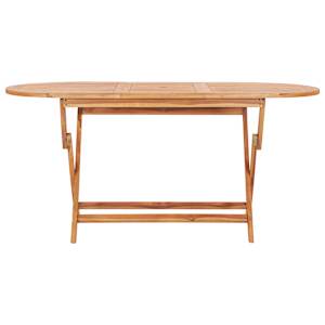 Skládací zahradní stůl 160 x 80 x 75 cm masivní teakové dřevo - obrázek 2