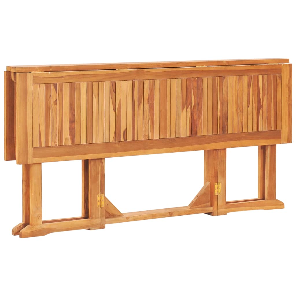 vidaXL Folding Butterfly Patio Table 59.1"x35.4"x29.5" Solid Teak Wood