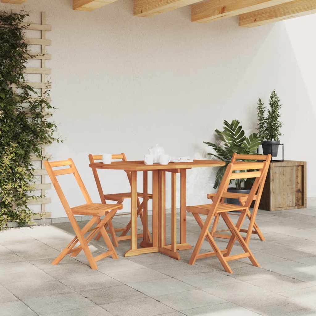 vidaXL Gartentisch Butterfly Klappbar 120x70x75 cm Teak Massivholz