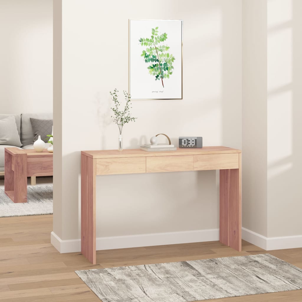Konzolový stolek 110 x 35 x 75 cm masivní teakové dřevo